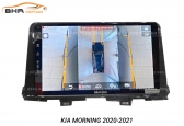 Màn hình DVD Bravigo Ultimate (4G+64G) liền camera 360 Kia Morning 2021 - nay